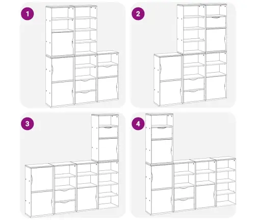 Sānu Skapji 5 Gab., Odda, Balts, 40X24X79 Cm, Priedes Masīvkoks Vidaxl
