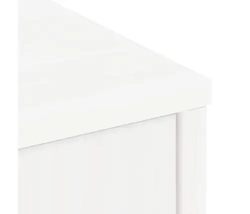 Sānu Skapji 5 Gab., Odda, Balts, 40X24X79 Cm, Priedes Masīvkoks Vidaxl