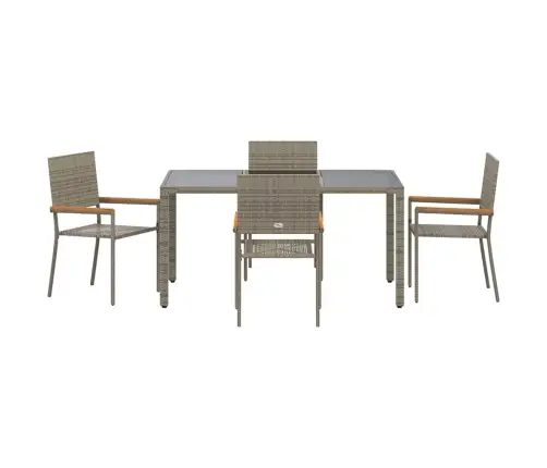 Aia Söögilaudade Komplekt 5 Pcs Hall 150 X 90 X 75 Cm
