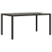 Sodo Valgomojo Komplektas 7 Pcs Juoda 150 X 90 X 75 Cm