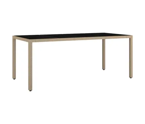 Aia Söögilaudade Komplekt 7 Pcs Beež Polürotang