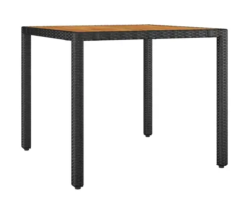 Aia Söögilaudade Komplekt 5 Pcs Must Polürotang