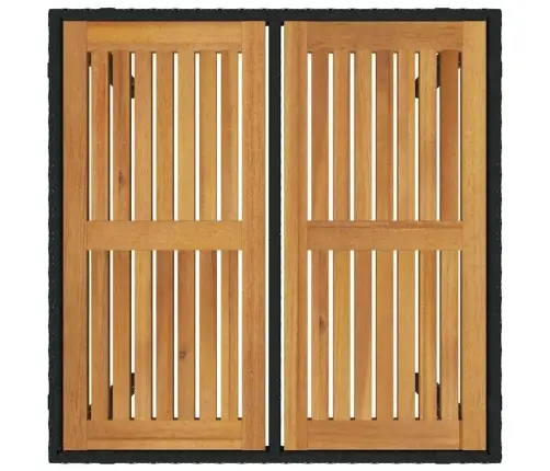 Aia Söögilaudade Komplekt 5 Pcs Must Polürotang