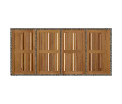 Aia Söögilaudade Komplekt 7 Pcs Hall 190 X 90 X 75 Cm