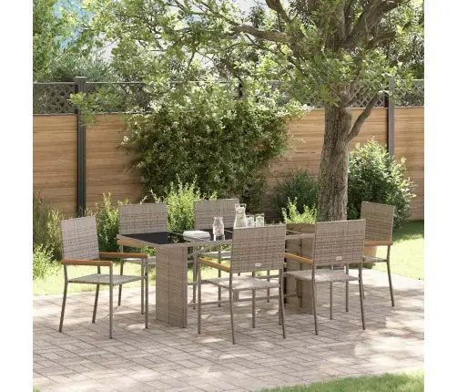 Aia Söögilaudade Komplekt 7 Pcs Hall 190 X 80 X 75 Cm