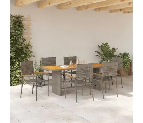 Aia Söögilaudade Komplekt 7 Pcs Hall 190 X 80 X 75 Cm Aia Söögilaudade Komplekt 7 Pcs Hall 190 X 80 X 75 Cm