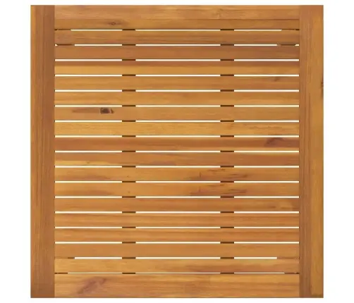 Dārza Galds 3 Pcs Pelēka 85 X 85 X 74 Cm Koks Un Metāls Vidaxl