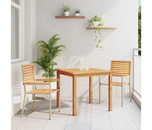 Sodo Valgomojo Komplektas 3 Pcs Smėlio Poli Ratanas