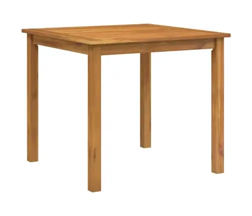 Dārza Ēdamgalds 5 Pcs Melna 85 X 85 X 74 Cm Plastmasa Un Koks Vidaxl