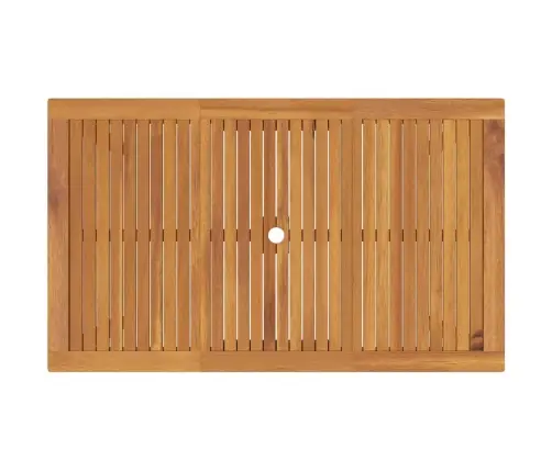 Dārza Ēdamgaldu Komplekts 5 Pcs Melna 150 X 90 X 74 Cm Vidaxl