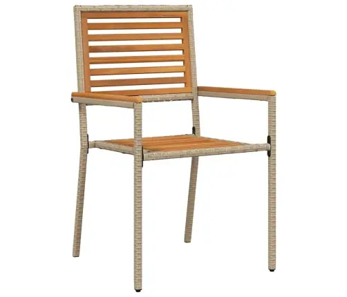 Dārza Galdiņš 5 Pcs Bēša 150 X 90 X 74 Cm Vidaxl