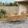 Aia Söögilaudade Komplekt 9 Pcs Hall Tugev Akatsiapuu