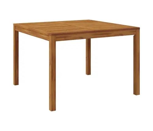 Dārza Galds 5 Pcs Bēša 110 X 110 X 75 Cm Vidaxl