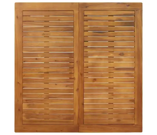 Dārza Galds 5 Pcs Bēša 110 X 110 X 75 Cm Vidaxl