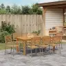 Aia Söögilaudade Komplekt 9 Pcs Hall Polürooster