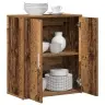 Kõrgushein 2 Pcs Vana Puit 60 X 31 X 70 Cm Tehispuit