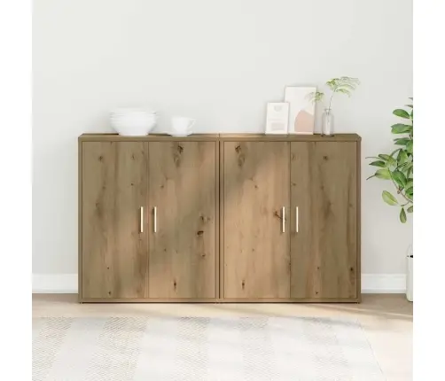 Augstais Skapītis 2 Pcs Amatnieku Ozola 60 X 31 X 70 Cm Vidaxl Augstais Skapītis 2 Pcs Amatnieku Ozola 60 X 31 X 70 Cm Vidaxl