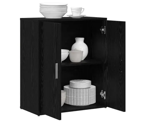 Augstais Skapītis Ar Plauktu 2 Pcs Melns Ozols 60 X 31 X 70 Cm Vidaxl Augstais Skapītis Ar Plauktu 2 Pcs Melns Ozols 60 X 31 X 70 Cm Vidaxl