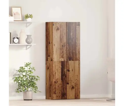 Augstais Skapītis Vecs Koks 60 X 32 X 153 Cm - Izgatavots No Inženierijas Koka. Vidaxl