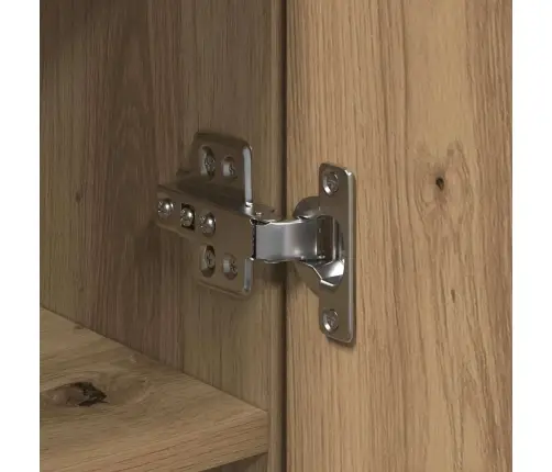 Augstais Skapis Meistara Ozolā 80X35X180 Cm Inženieriju Koka Vidaxl