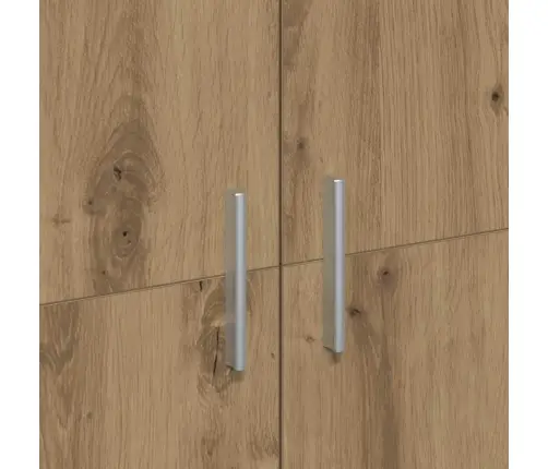 Augstais Skapis Meistara Ozolā 80X35X180 Cm Inženieriju Koka Vidaxl