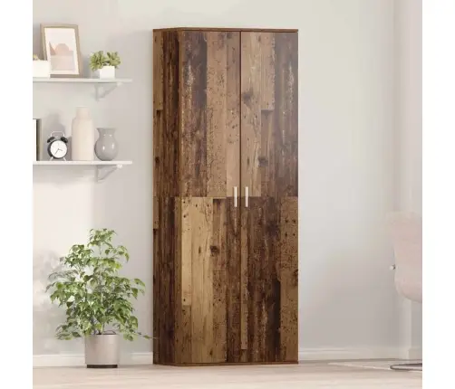 Augstais Skapis Vecs Koks 70X35X180 Cm Koks Vidaxl