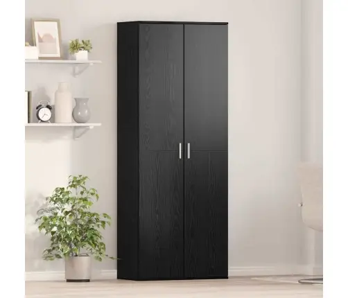 Kõrgushein Must Tamm 70 X 33.5 X 180 Cm Tehispuit