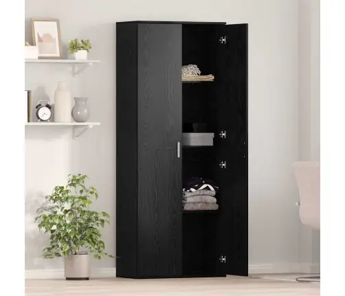 Kõrgushein Must Tamm 70 X 33.5 X 180 Cm Tehispuit