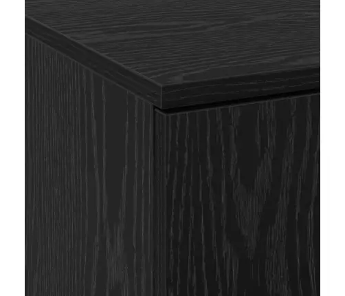 Aukštas Kabinetas Juoda Ąžuolo 60 X 35 X 180 Cm