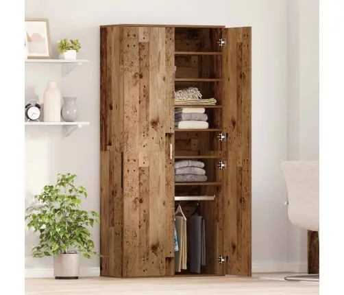 Augstskapis Vecais Koks 80X39X178 Cm Apstrādāts Koks Vidaxl