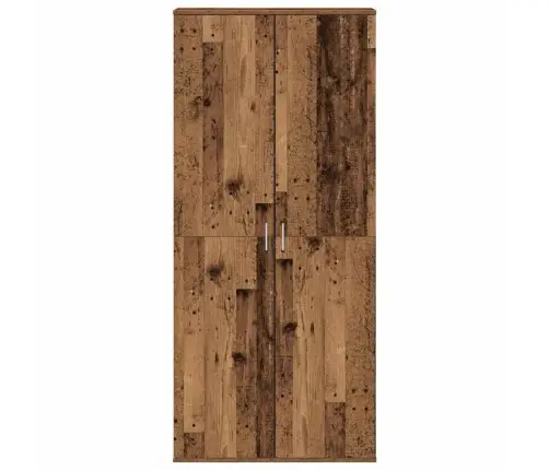 Augstskapis Vecais Koks 80X39X178 Cm Apstrādāts Koks Vidaxl