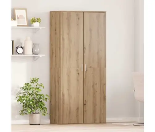 Augstais Skapītis Amatnieka Ozols 80X39X178 Cm Inženierijas Koks Vidaxl