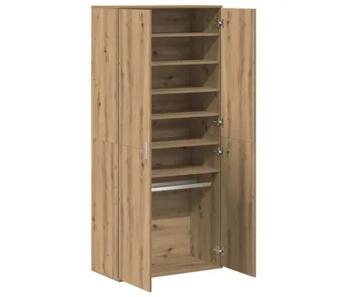 Augstais Skapītis Amatnieka Ozols 80X39X178 Cm Inženierijas Koks Vidaxl