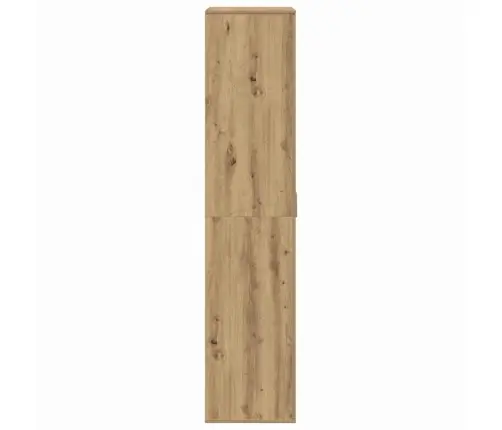 Augstais Skapītis Amatnieka Ozols 80X39X178 Cm Inženierijas Koks Vidaxl