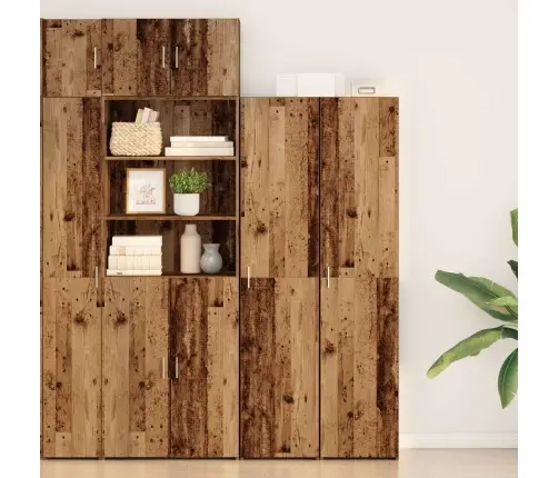 Augstais Skapis Vecs Koks 40X42.5X185 Cm Inženierijas Koks Vidaxl