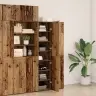 Augstais Skapis Vecs Koks 40X42.5X185 Cm Inženierijas Koks Vidaxl