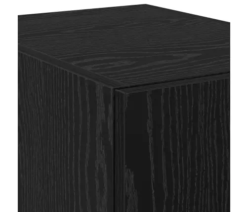 Augstskapis Melnā Ozola 40X42.5X185 Cm Inženierijas Koks Vidaxl