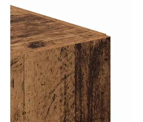 Augstais Skapītis Vecs Koks 50 X 42.5 X 185 Cm Vidaxl