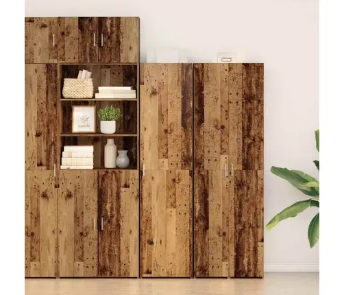 Augstais Skapītis Vecs Koks 50 X 42.5 X 185 Cm Vidaxl