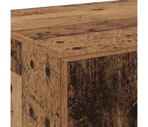 Augsts Skapis Vecais Koks 70X42.5X185 Cm Inženierijas Koks Vidaxl