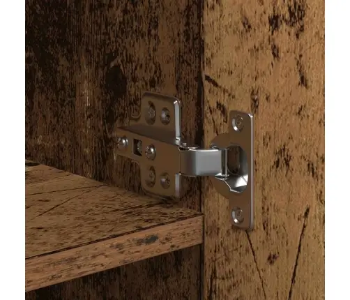 Augsts Skapis Vecais Koks 70X42.5X185 Cm Inženierijas Koks Vidaxl