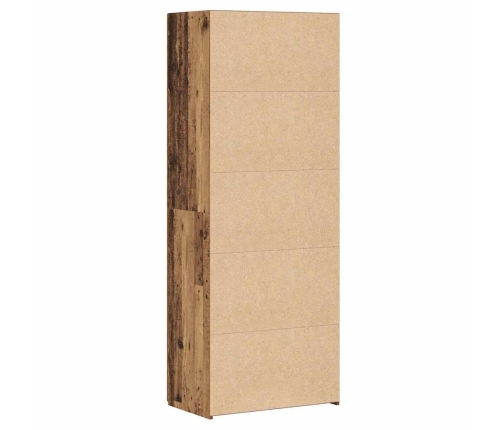 Augsts Skapis Vecais Koks 70X42.5X185 Cm Inženierijas Koks Vidaxl