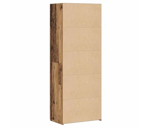 Augsts Skapis Vecais Koks 70X42.5X185 Cm Inženierijas Koks Vidaxl