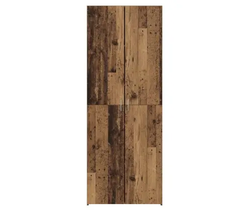 Augsts Skapis Vecais Koks 70X42.5X185 Cm Inženierijas Koks Vidaxl