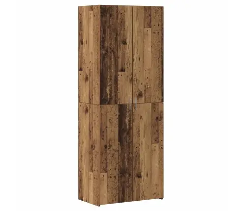 Augsts Skapis Vecais Koks 70X42.5X185 Cm Inženierijas Koks Vidaxl