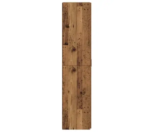 Augsts Skapis Vecais Koks 70X42.5X185 Cm Inženierijas Koks Vidaxl