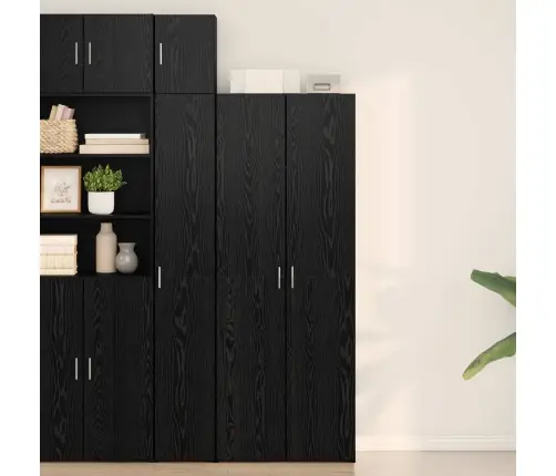 Kõrgushein Must Tamm 70 X 42.5 X 185 Cm Tehispuit