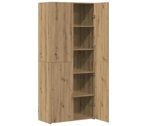 Augstais Bufete Amatnieku Ozols 40X42.5X185 Cm Inženierwoods Vidaxl