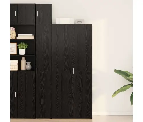 Kõrgushein Must Tamm 40 X 42.5 X 185 Cm Tehispuit