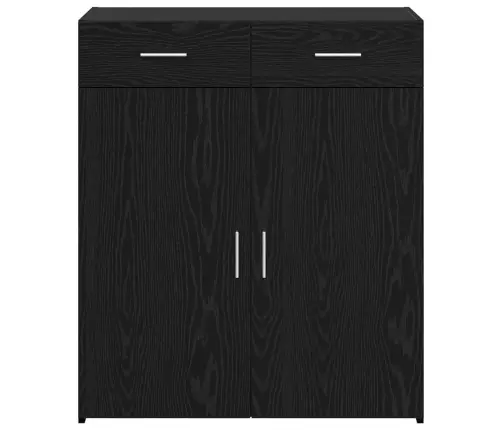 Hoiukapp Sahtliga Must Tamm 80 X 42.5 X 93.5 Cm Tehispuit